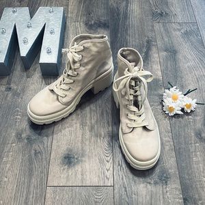 Divided H&M Cotton Tweed Boots